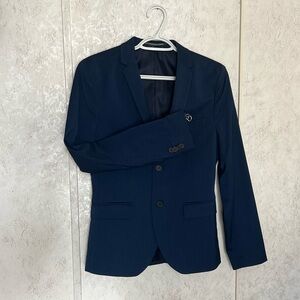 Blue H&M Suit, Skinny Fit